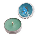 White Baked Apple Snap-Top Tin Soy Candle